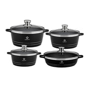 VOGATI Classic Series Titanium Granite Non-Stick Cookware Set 8 Piece Set CW-SP8S