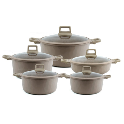 VOGATI Milan Series 10 PCS Non-Stick Induction Cookware Set - CW-STN10