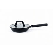 VOGATI FLORENCE FRY PAN TITANIUM GRANITE COATING NON STICK INDUCTION COOKWARE SET - INCLUDING FRY PAN + GLASS LID ( 100% PFOA FREE )