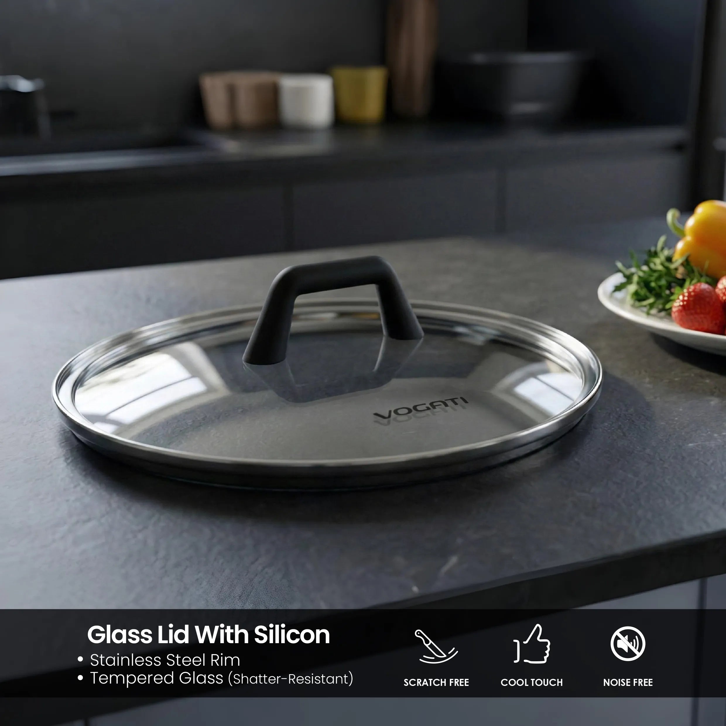 VOGATI Florence Series 8 PCS Non-Stick Induction Cookware Set (CW-TCS8S)