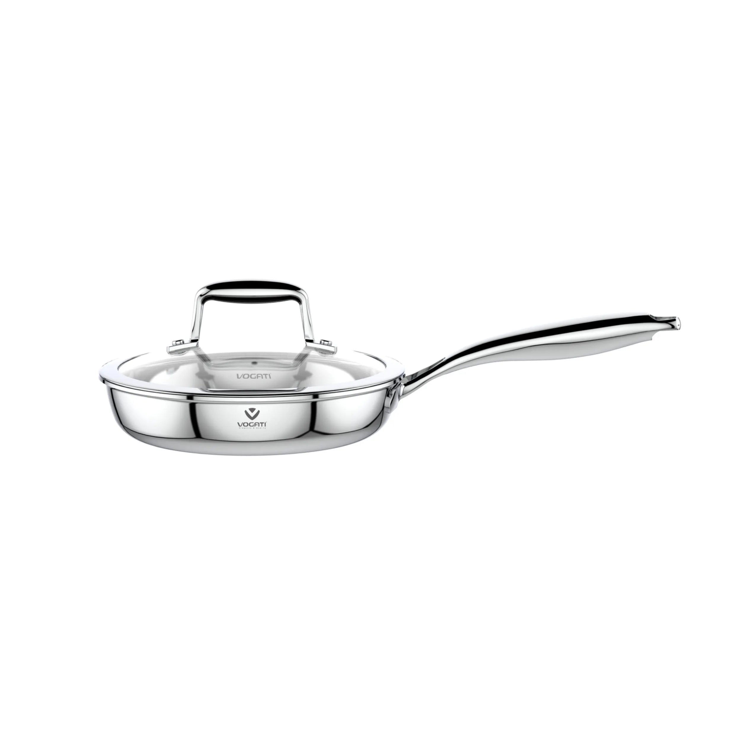 VOGATI Tri-Ply Stainless Steel Fry Pan ( CW-TRI-F )