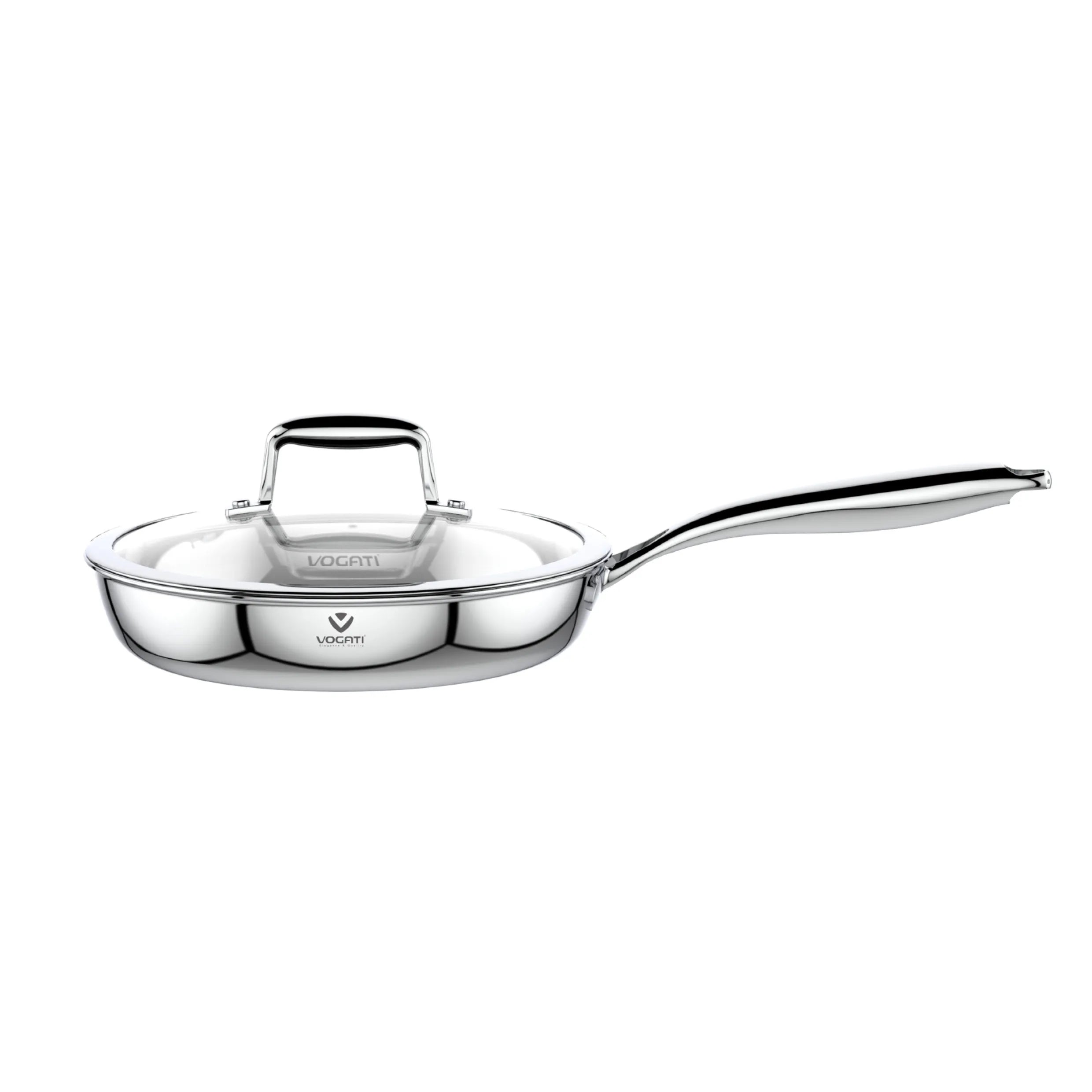 VOGATI Tri-Ply Stainless Steel Fry Pan ( CW-TRI-F )