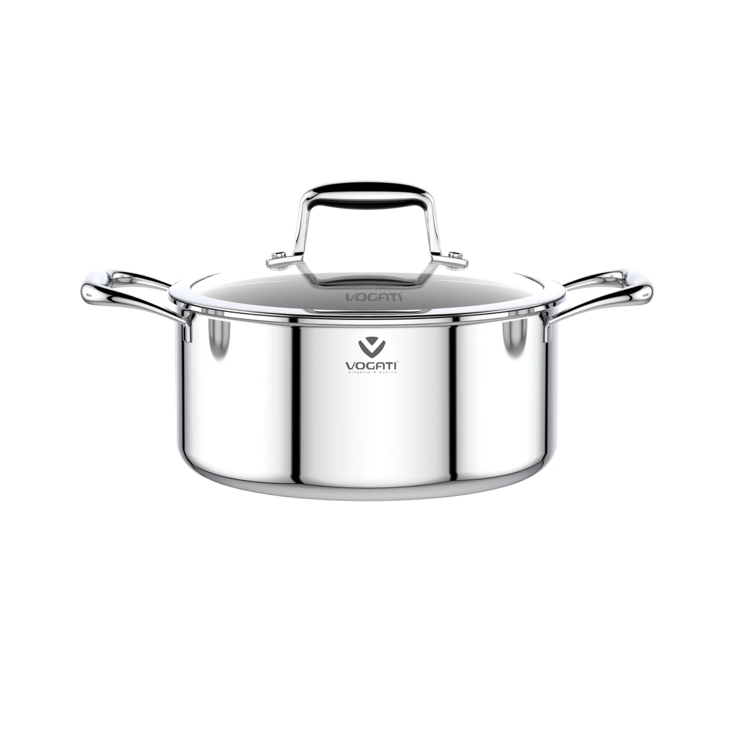 VOGATI Tri-Ply Stainless Steel Casserole (CW-TRI-C)