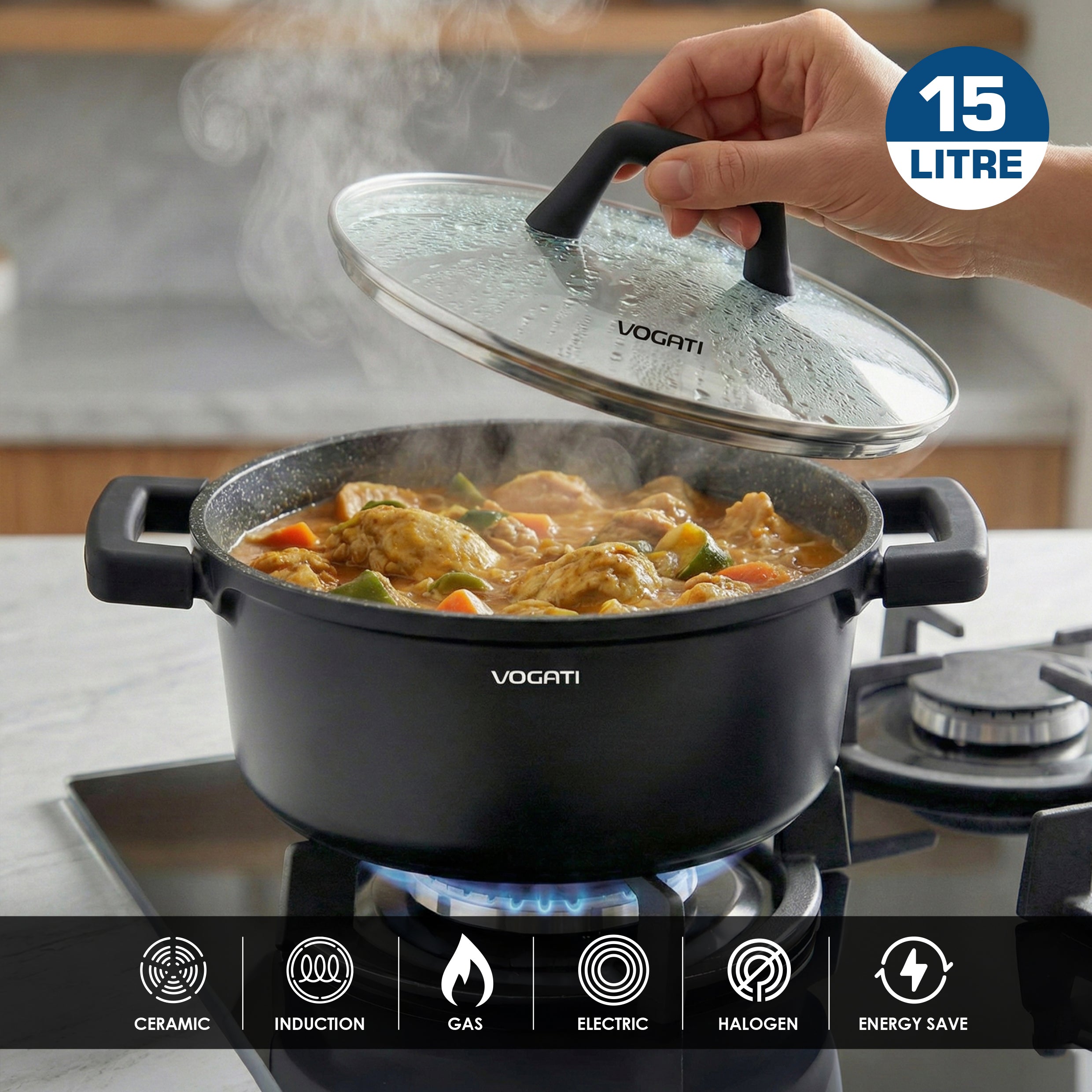 Vogati Florence series die cast, Florence Series 10-Piece Cookware Set