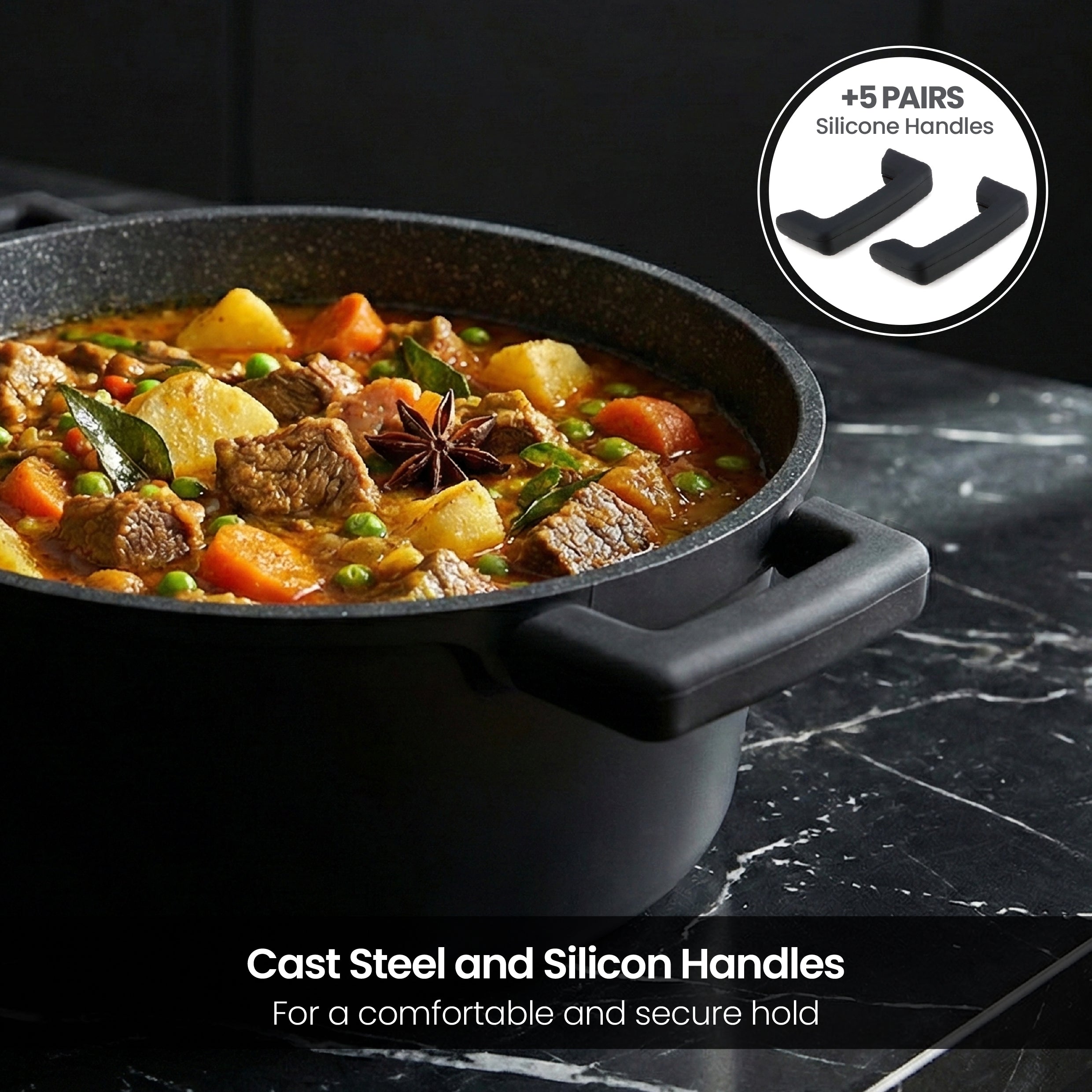 Vogati Florence series die cast, Florence Series 10-Piece Cookware Set